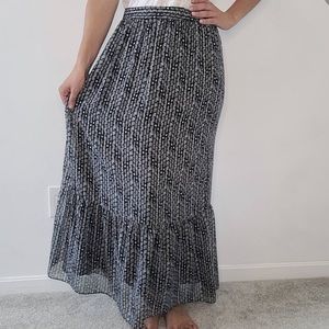 Candies Printed Maxi Skirt